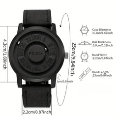 Men's Magnetic Quartz Watch with Analog Display - Wize - Z