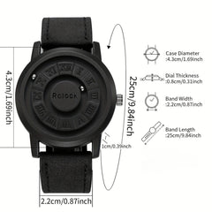 Men's Magnetic Quartz Watch with Analog Display - Wize - Z