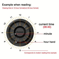 Men's Magnetic Quartz Watch with Analog Display - Wize - Z