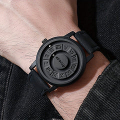 Men's Magnetic Quartz Watch with Analog Display - Wize - Z