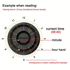 Men's Magnetic Quartz Watch with Analog Display - Wize - Z