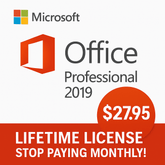 Microsoft Office 2019 Pro+: 64 BIT DVD - Wize - Z
