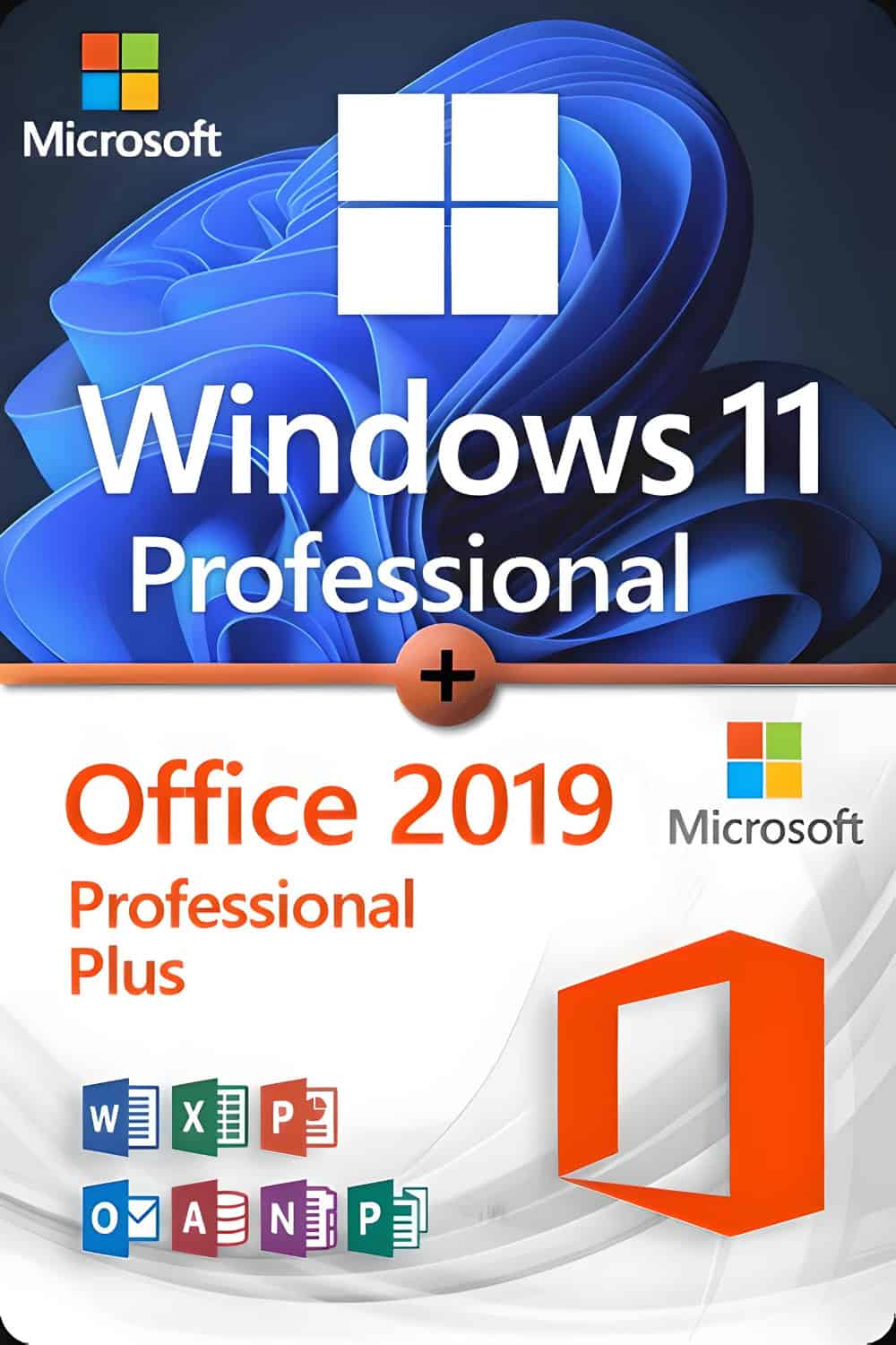 Microsoft Windows 11 Professional + Microsoft Office 2019 Professional Plus License - Wize-Z