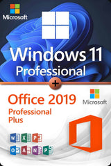 Microsoft Windows 11 Professional + Microsoft Office 2019 Professional Plus License - Wize-Z