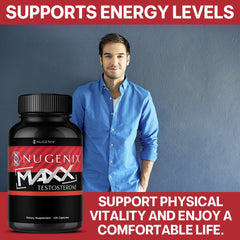 Nugenix Maxx - Maximum Total Testosterone Formula for Men, 120 Capsules - Wize - Z
