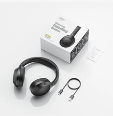 QCY H3 Lite ANC Wireless/Wired Headphones Bluetooth 5.3 Foldable Over Ear Headset HIFI Sound 60H Playtime Earphones Dual Connect - Wize - Z