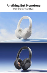 QCY H3 Lite ANC Wireless/Wired Headphones Bluetooth 5.3 Foldable Over Ear Headset HIFI Sound 60H Playtime Earphones Dual Connect - Wize - Z
