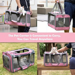 Small Dog & Cat Carrier Airline Approved Soft - Sided Medium - Wize - Z