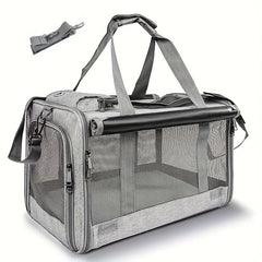 Small Dog & Cat Carrier Airline Approved Soft - Sided Medium - Wize - Z