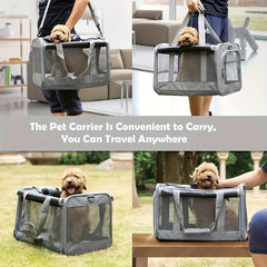 Small Dog & Cat Carrier Airline Approved Soft - Sided Medium - Wize - Z
