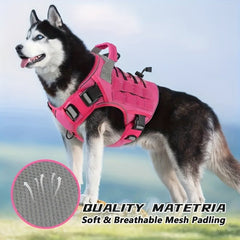Tactical Dog Harness Durable Polyester Adjustable - Wize - Z