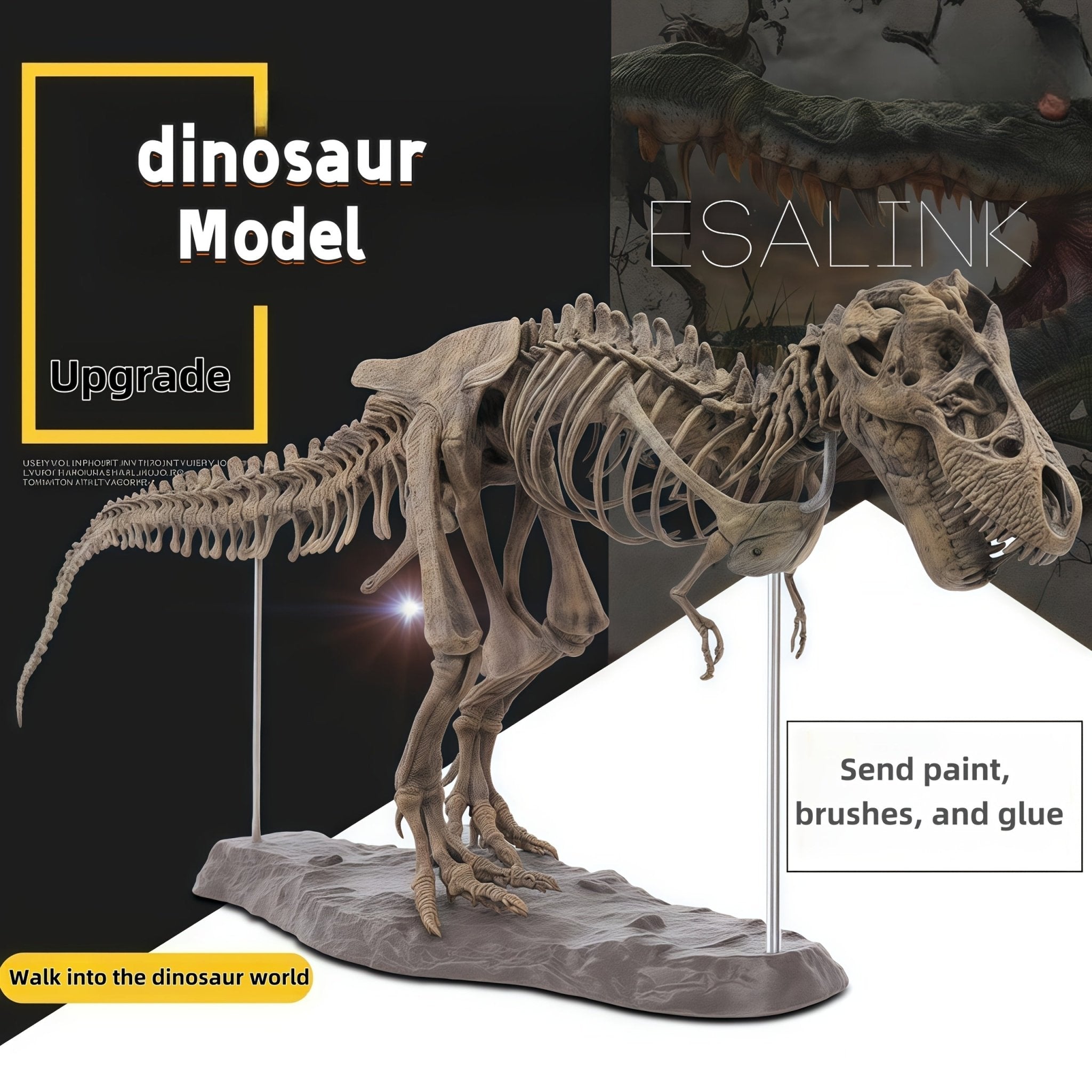 The 27.5 - inch Oversized T - Rex Skeleton Model - Wize - Z