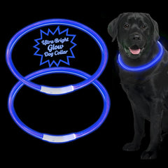 USB Rechargeable LED Dog Collar - Wize - Z