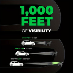 USB Rechargeable LED Dog Collar - Wize - Z