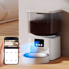 WiFi Camera Pet Feeder: 1080P FHD, Night Vision, App Control - Wize-Z