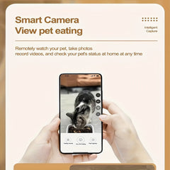WiFi Camera Pet Feeder: 1080P FHD, Night Vision, App Control - Wize-Z