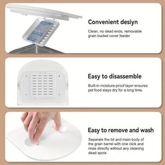 WiFi Camera Pet Feeder: 1080P FHD, Night Vision, App Control - Wize-Z