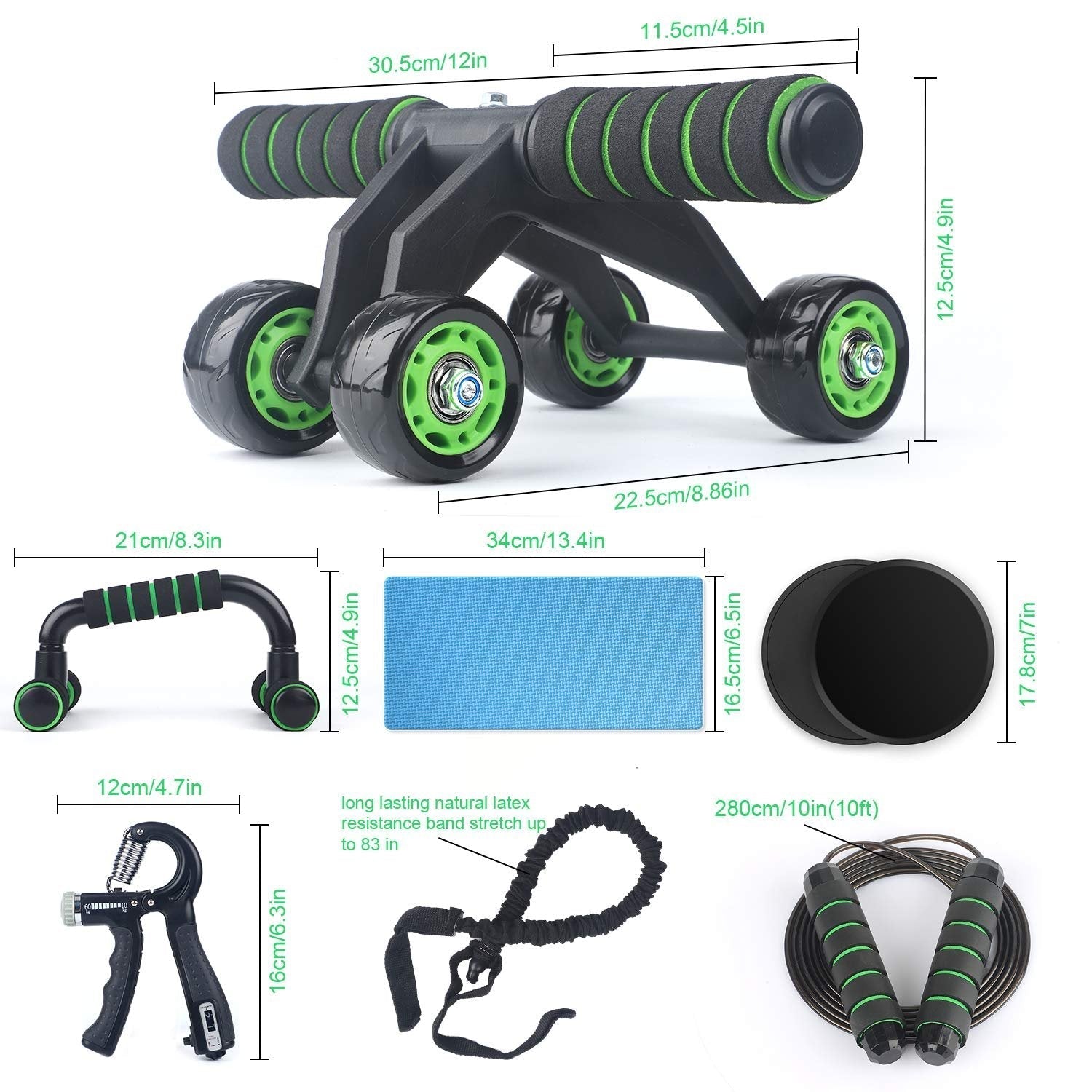 10 - in - 1 Fitness Kit - Wize - Z