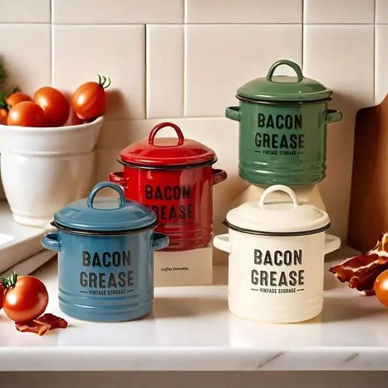 1pc Enamel Pot with Lid - Wize - Z