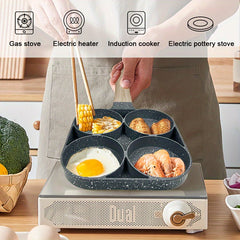 1pc Premium Non - stick Breakfast Skillet For Eggs, Burgers And Omelettes - Wize - Z