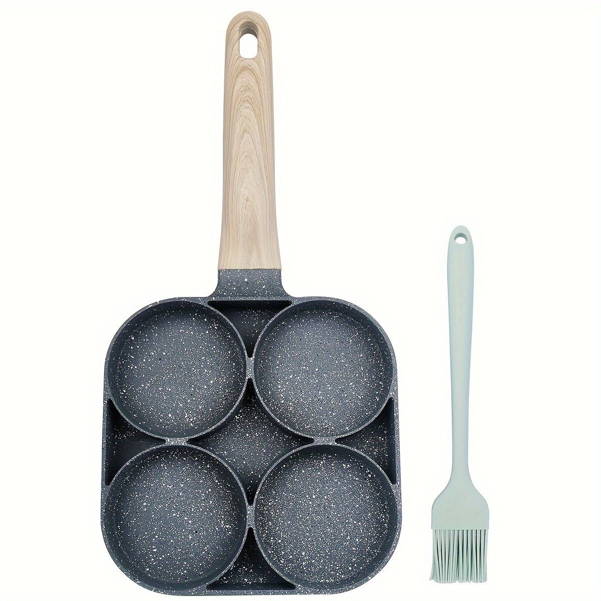 1pc Premium Non - stick Breakfast Skillet For Eggs, Burgers And Omelettes - Wize - Z