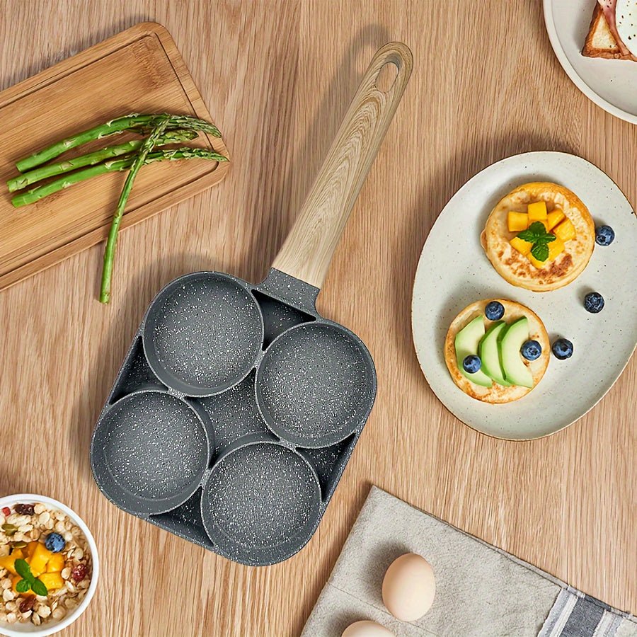1pc Premium Non - stick Breakfast Skillet For Eggs, Burgers And Omelettes - Wize - Z
