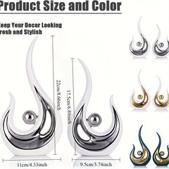 2 pcs Phoenix Mythical Bird Resin Statues - Wize - Z