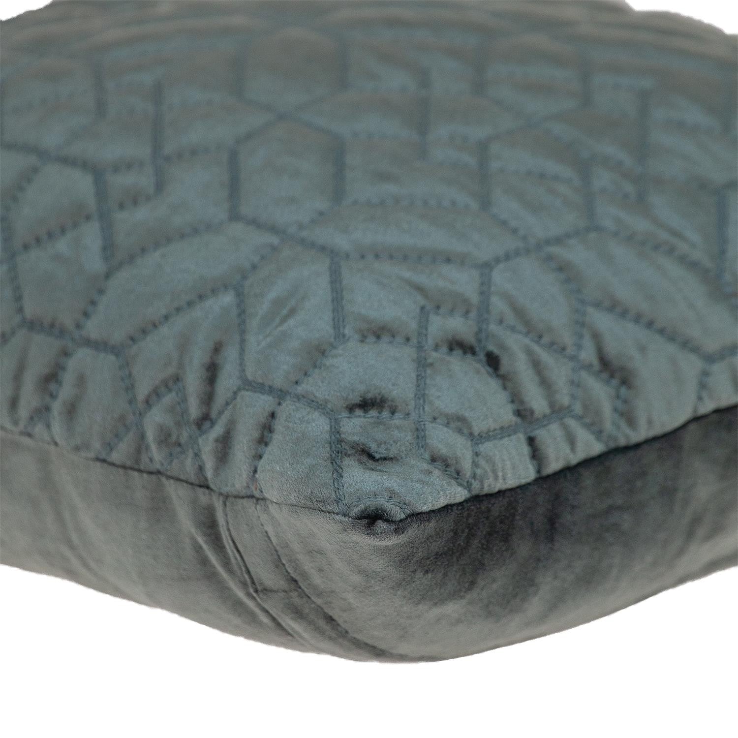 20" Charcoal Cotton Blend Throw Pillow - Wize - Z