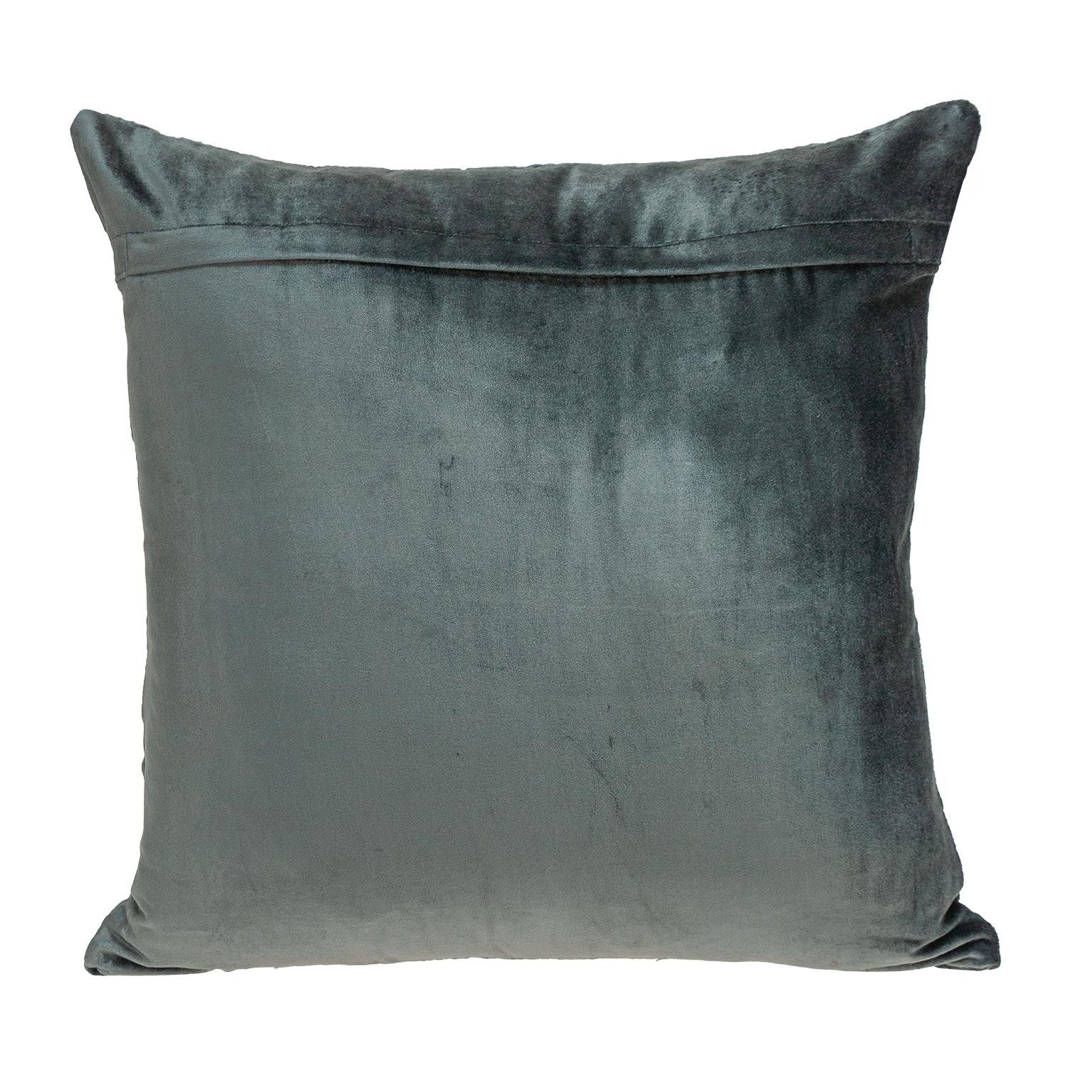 20" Charcoal Cotton Blend Throw Pillow - Wize - Z