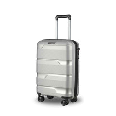 20 - inch Silver Carry - On Hardcase Roller Luggage - Wize - Z