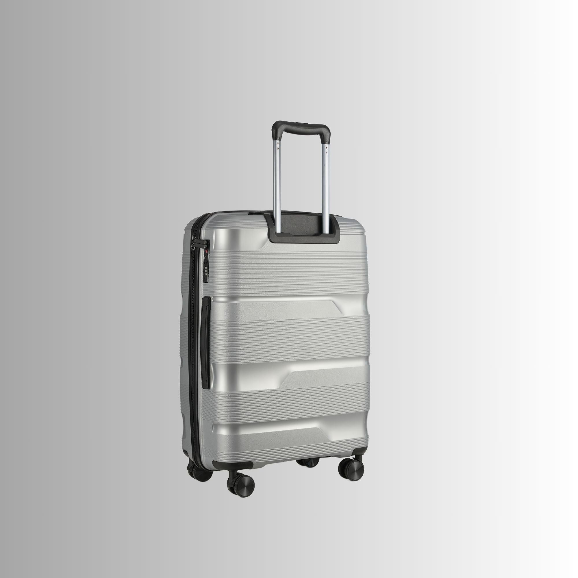 24 - inch Silver Hardcase Roller Luggage - Wize - Z