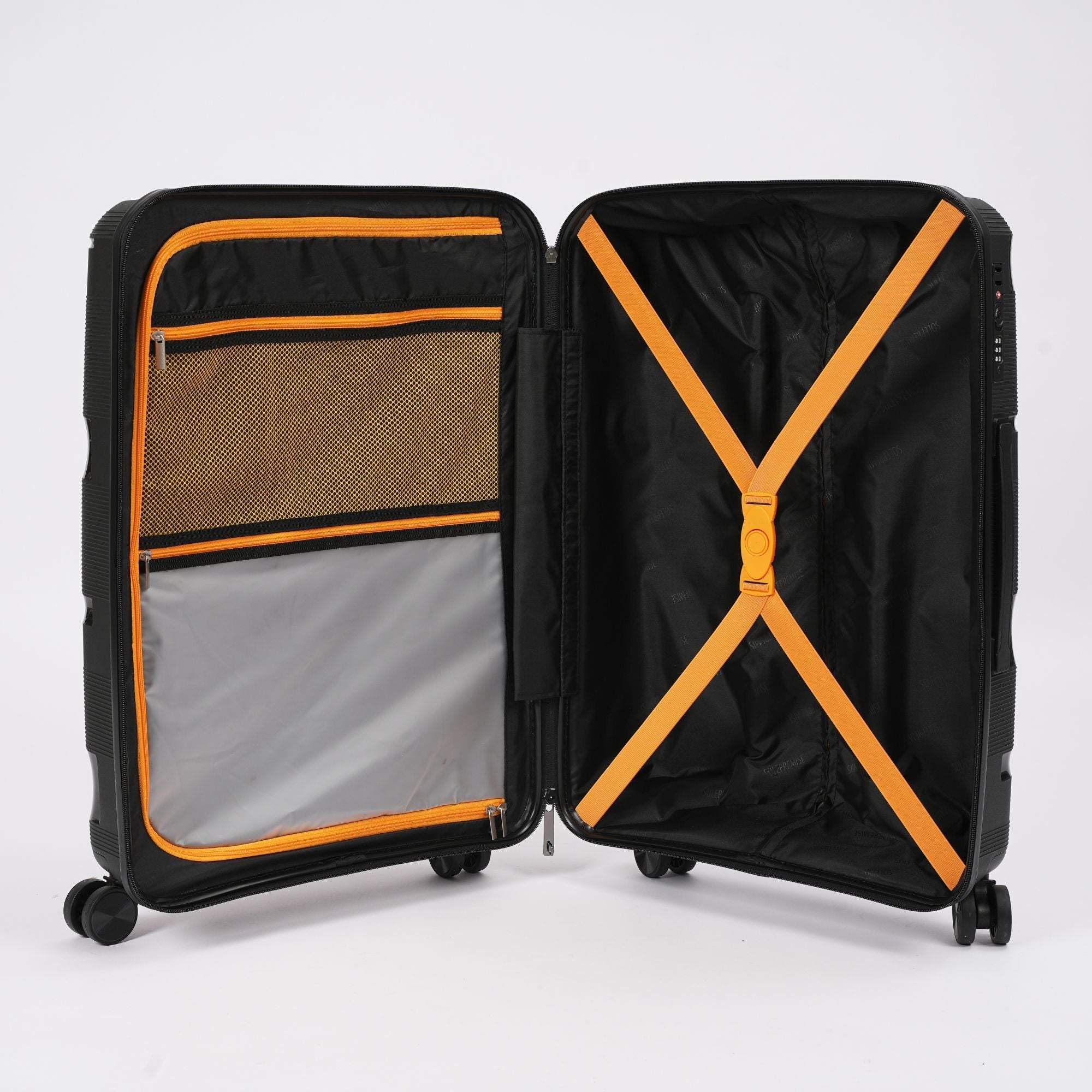 28 - inch Black Hardcase Roller Luggage - Wize - Z