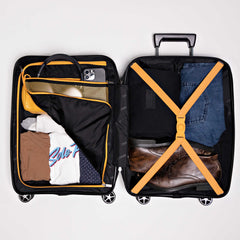 28 - inch Black Hardcase Roller Luggage - Wize - Z