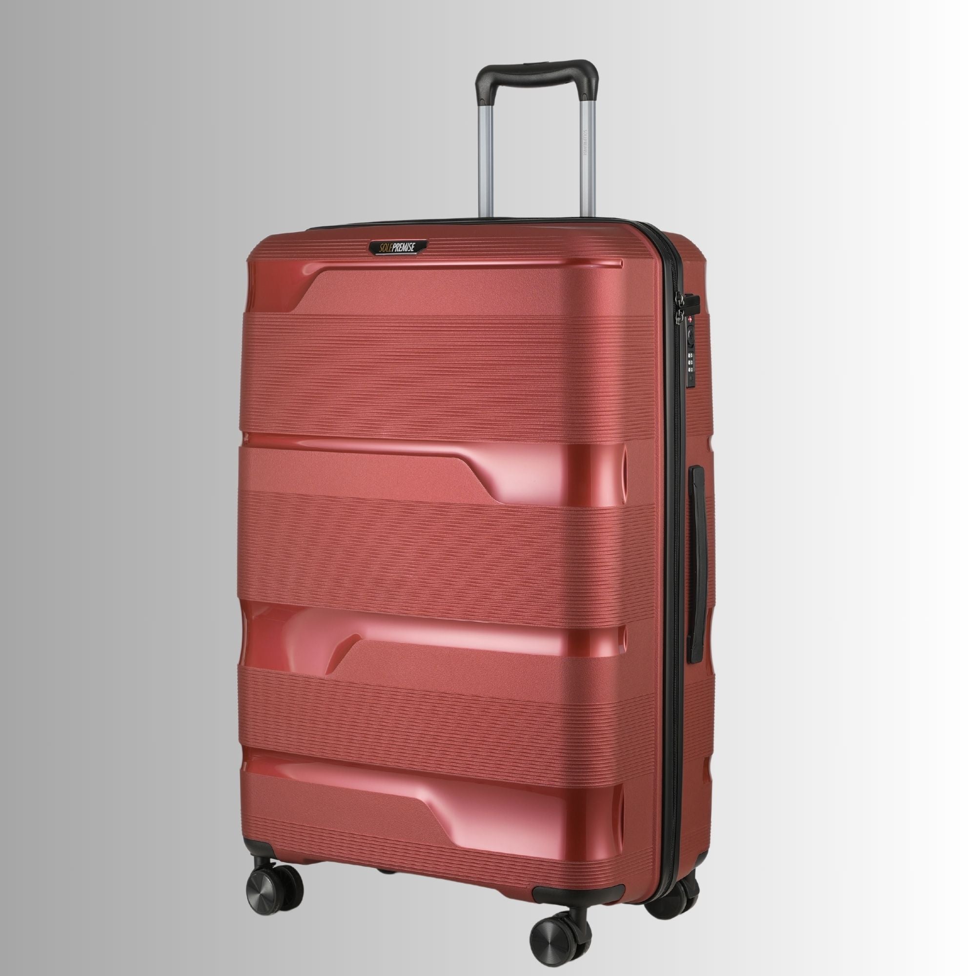 28 - inch Red Hardcase Roller Luggage - Wize - Z