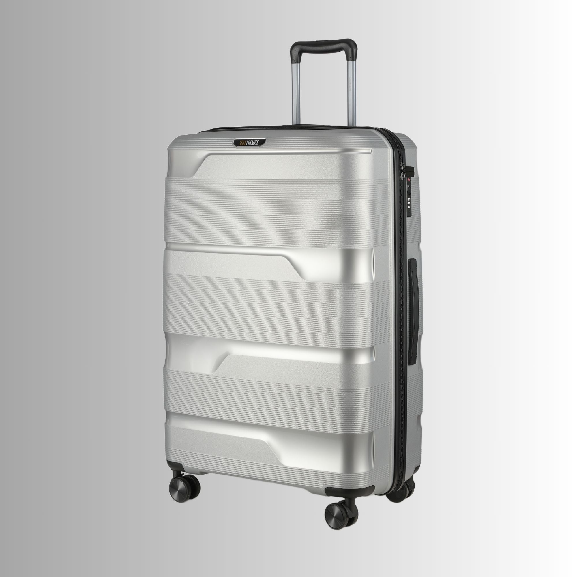 28 - inch Silver Hardcase Roller Luggage - Wize - Z