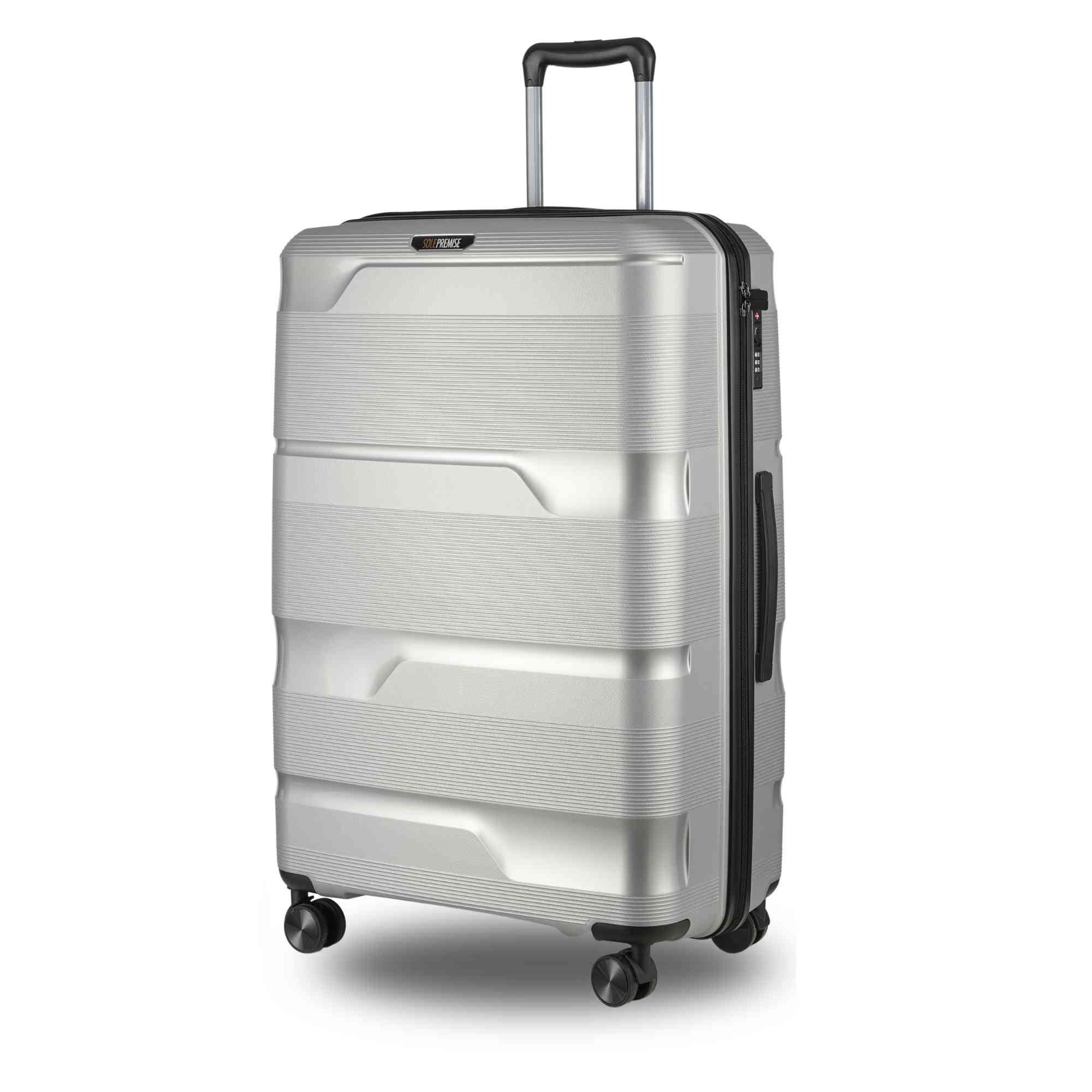 28 - inch Silver Hardcase Roller Luggage - Wize - Z