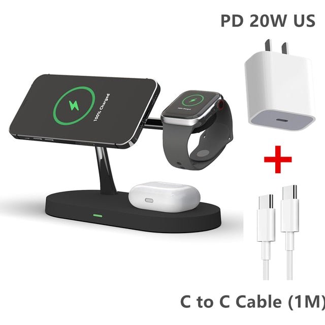 3 - in - 1 Wireless Magsafe Charger Stand - Wize - Z