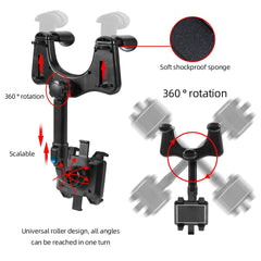 360° Rotatable Smart Phone Car Holder - Wize - Z