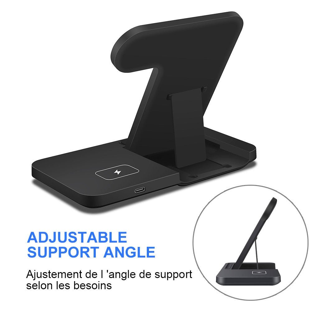 3in1 Wireless Fast Charger Dock Station - Wize - Z