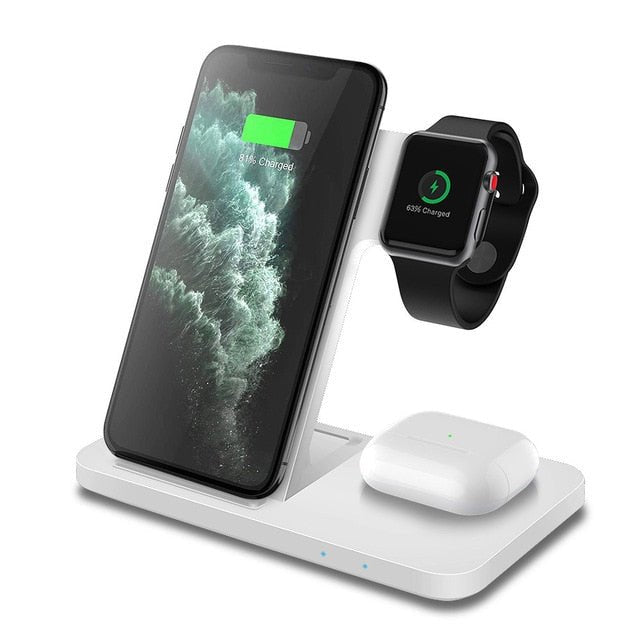3in1 Wireless Fast Charger Dock Station - Wize - Z