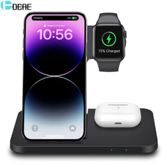 3in1 Wireless Fast Charger Dock Station - Wize - Z
