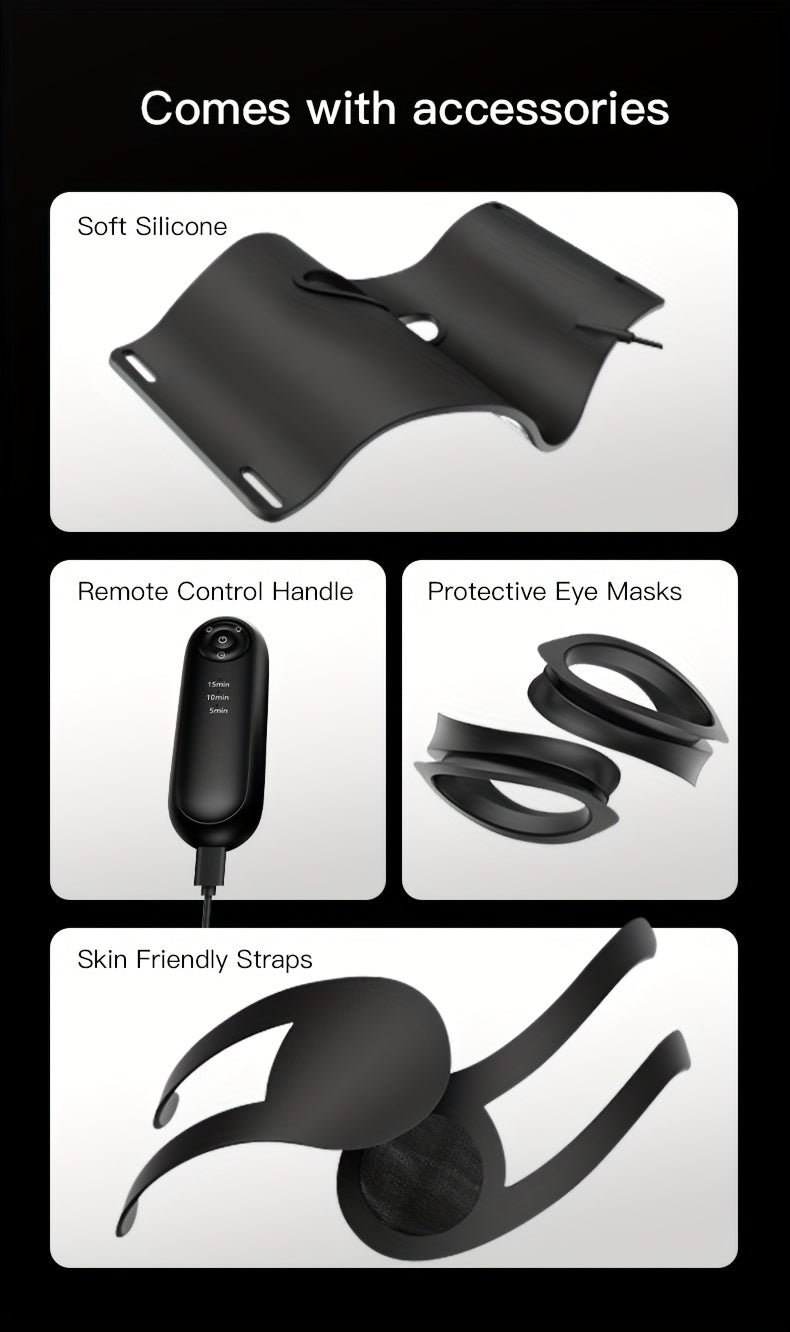 7-Color Facial Skincare Device, Portable & Lightweight with Strap, Newly Launched - Wize-Z