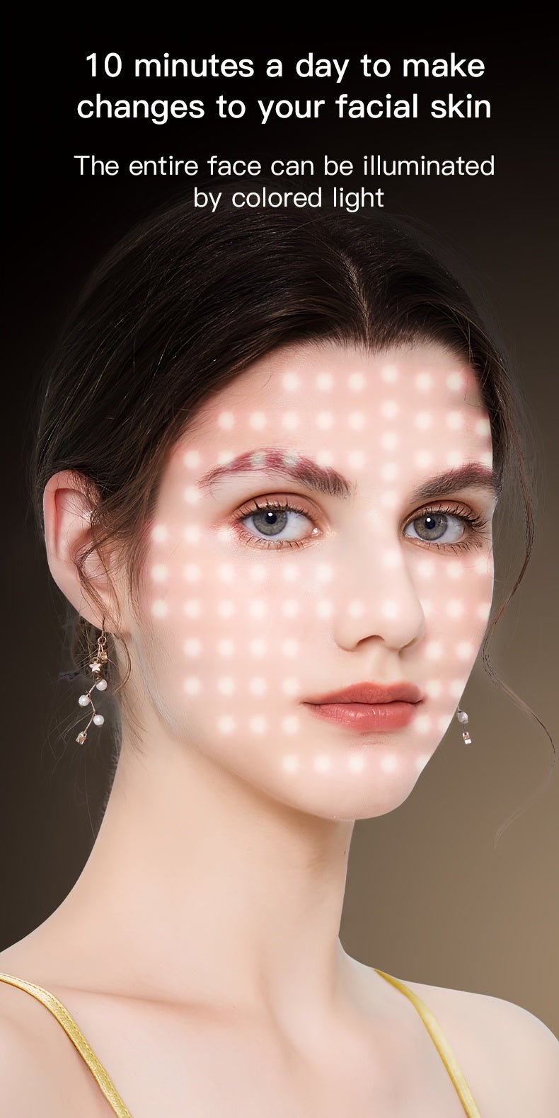 7-Color Facial Skincare Device, Portable & Lightweight with Strap, Newly Launched - Wize-Z