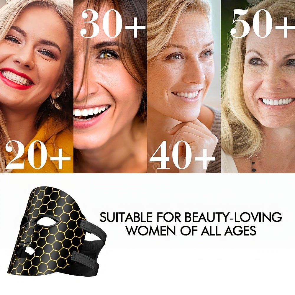 7-Color Facial Skincare Device, Portable & Lightweight with Strap, Newly Launched - Wize-Z