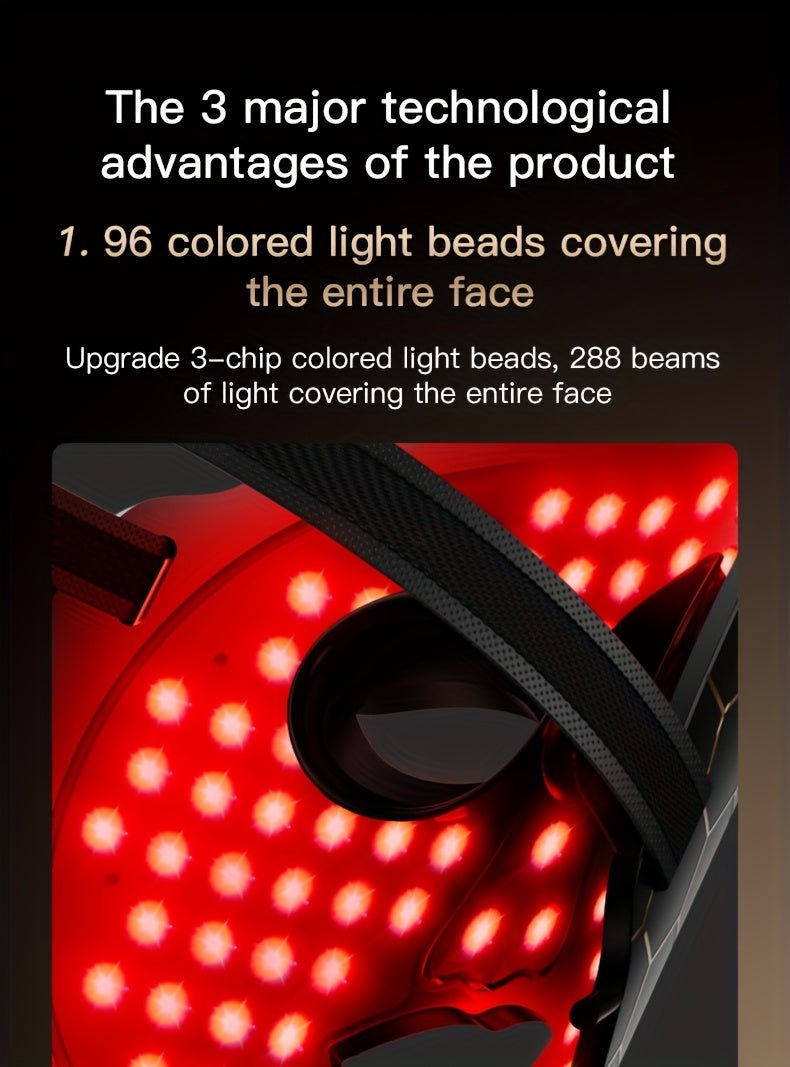 7-Color Facial Skincare Device, Portable & Lightweight with Strap, Newly Launched - Wize-Z