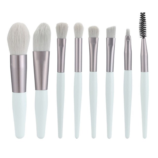 8Pcs Makeup Brushes Set - Wize - Z