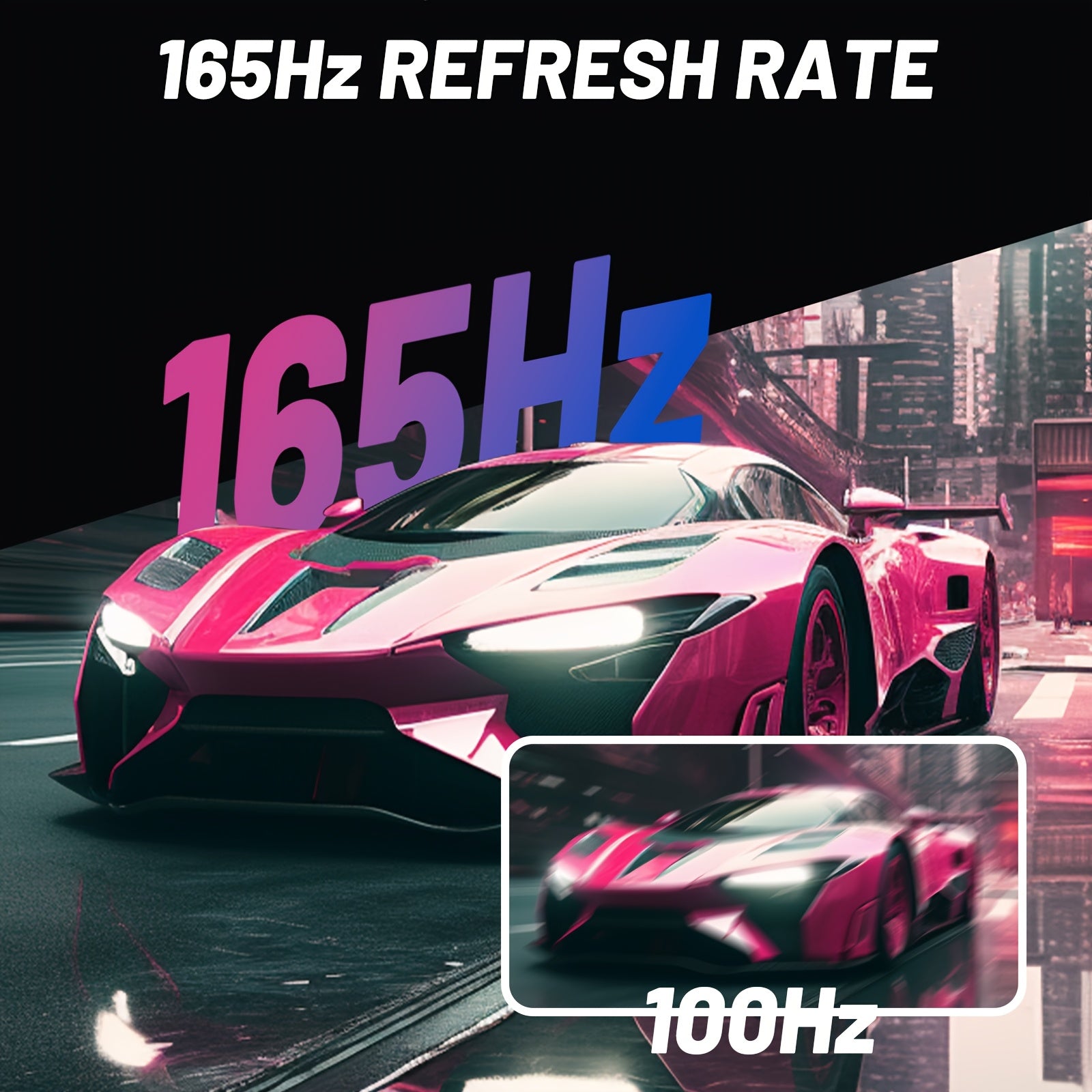 34" Ultrawide Curved Gaming Monitor - 165Hz refresh rate, AMD FreeSync, UWQHD 3440x1440