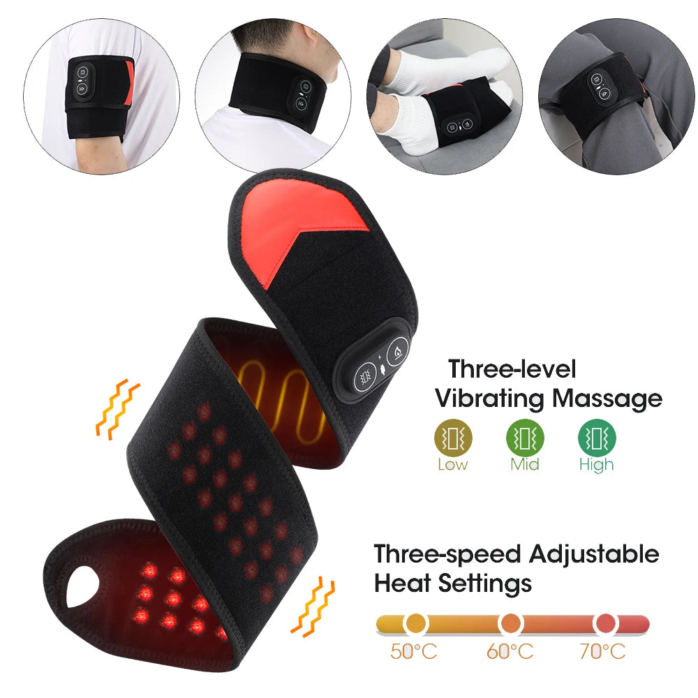 Electric Heating Wrist Massager Hot Compress Vibration Wrist