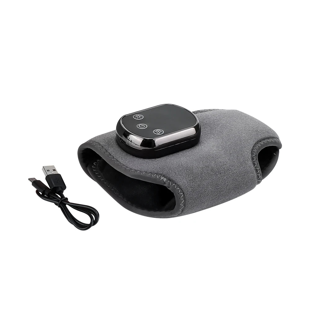 Electric Heat And Vibration Ankle Massager Infrared Hot Compress