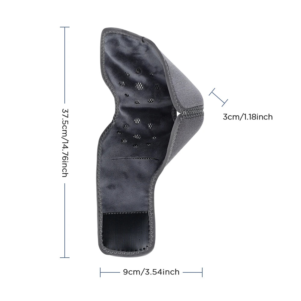 Electric Heat And Vibration Ankle Massager Infrared Hot Compress